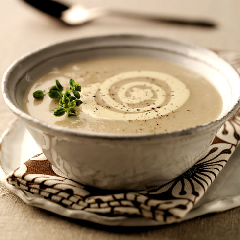 Parsnip and coconut soup