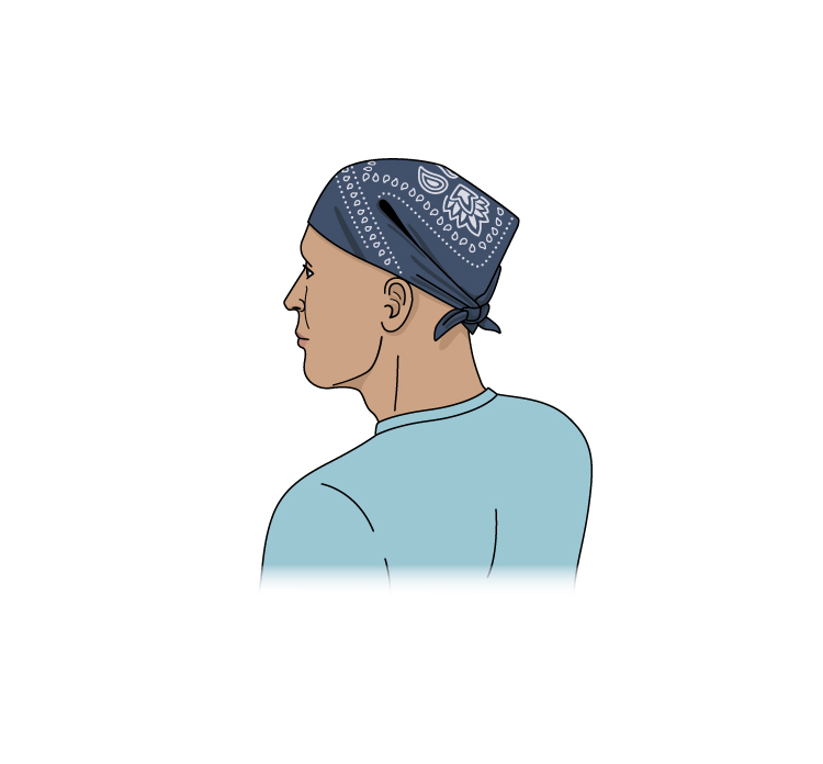 How to tie a scarf or bandana Macmillan Cancer Support