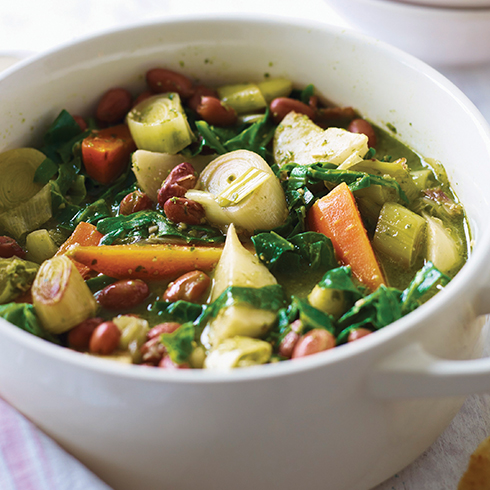 Spring vegetable casserole