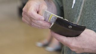 Man with wallet
