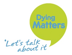 Dying Matters logo saying 'Dying Matters Let's Talk About It'