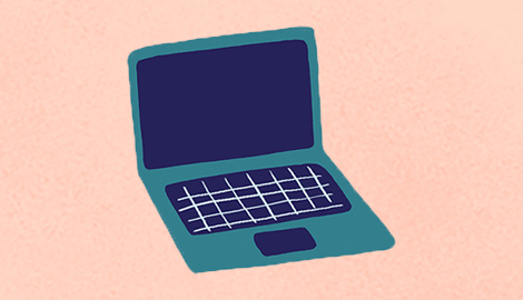 An illustration of a laptop.