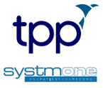The logo with 'ttp' above 'systmone'