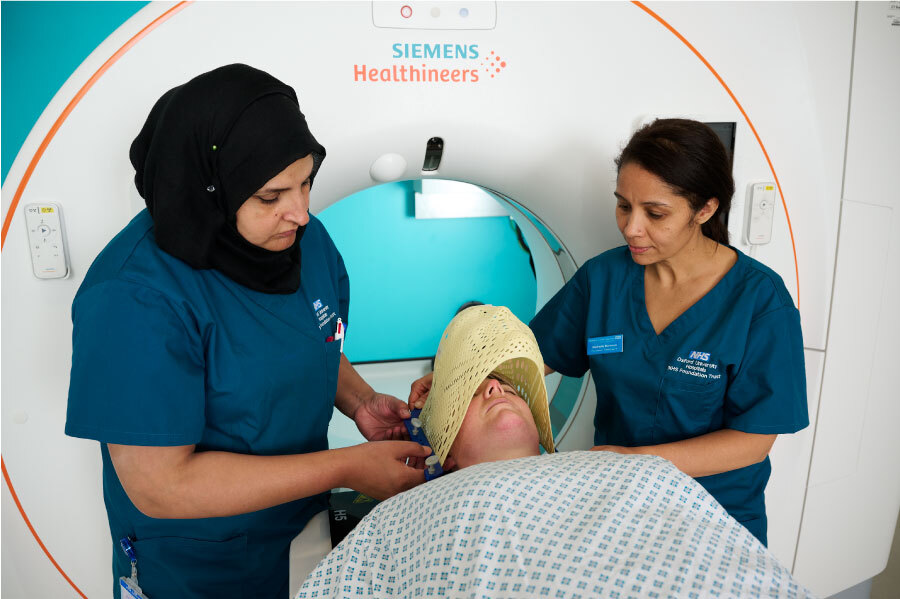 Preparing a radiotherapy mask - stage 3a