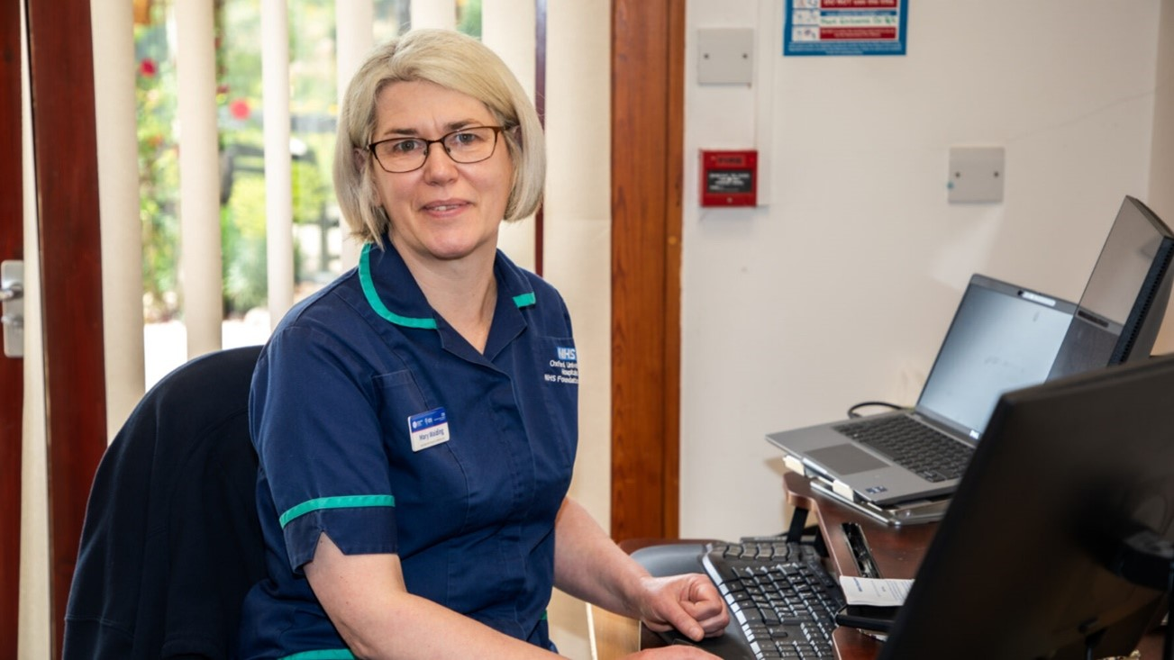 Mary Wilding, Lead Specialist Nurse for Palliative Care, OUH.