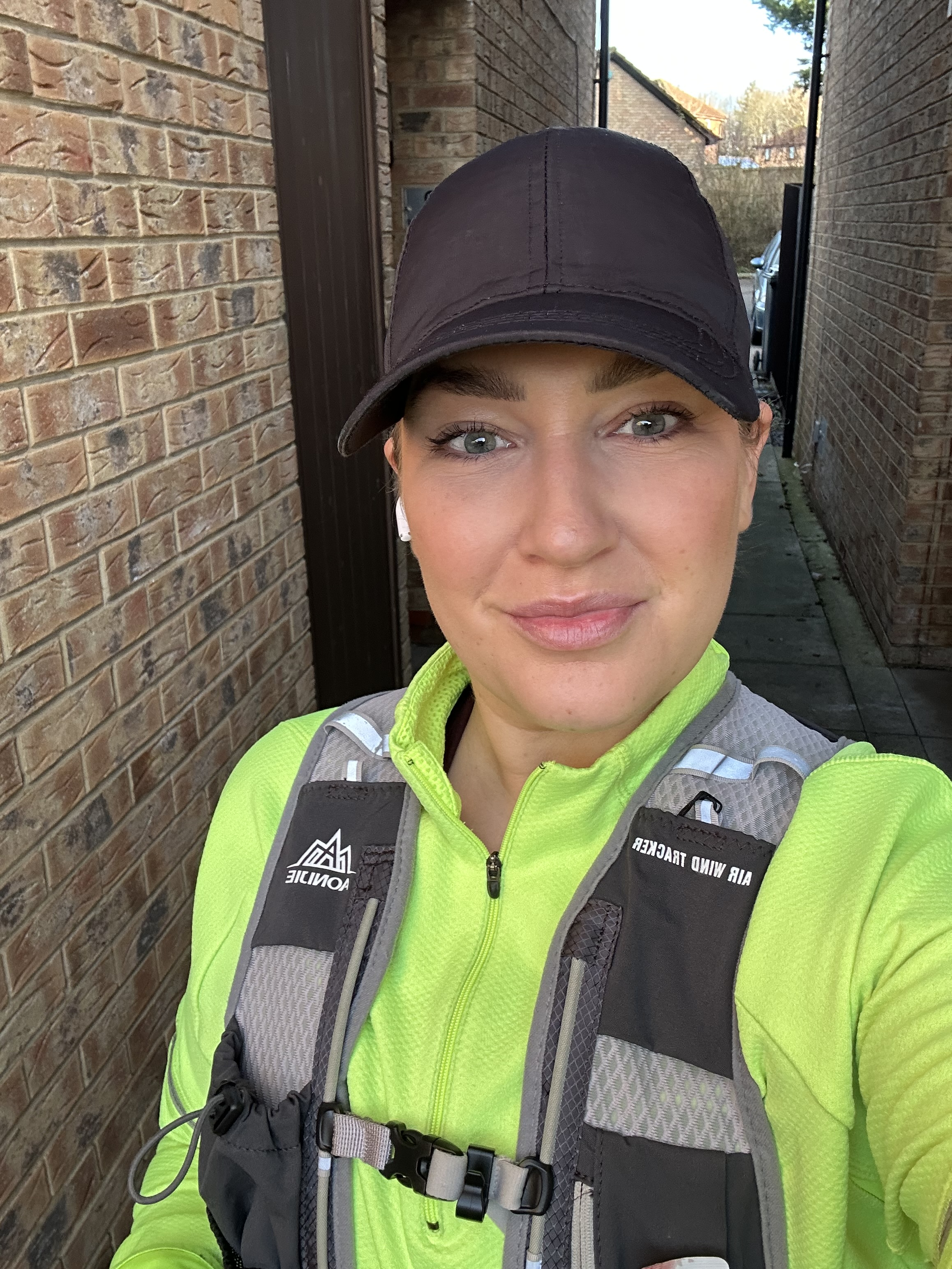 Kimberley in running gear