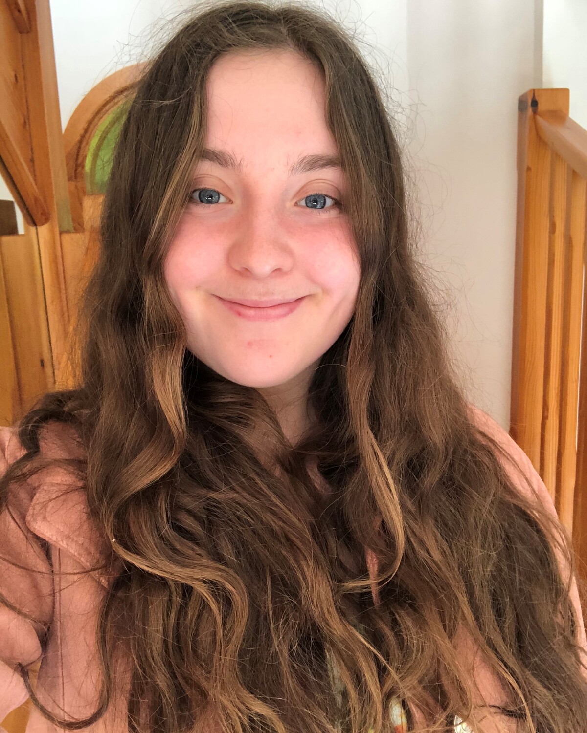 A young woman smiling 